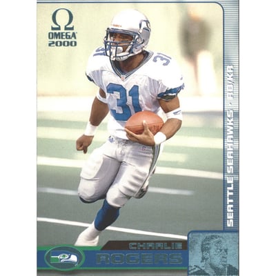 2000 Pacific Omega Platinum Blue #130 Charlie Rogers