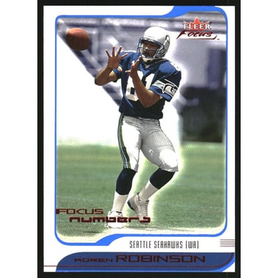 2001 Fleer Focus Numbers #184 Koren Robinson/171
