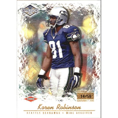 2001 Pacific Impressions Premiere Date #211 Koren Robinson