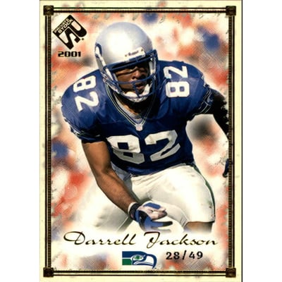 2001 Private Stock Gold Framed #89 Darrell Jackson