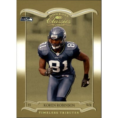 2003 Donruss Classics Timeless Tributes #88 Koren Robinson