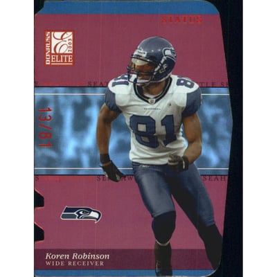 2003 Donruss Elite Status #91 Koren Robinson/81
