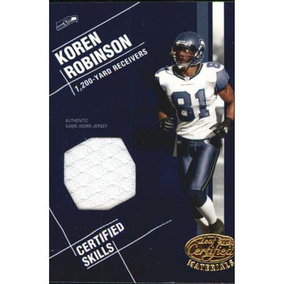 2003 Leaf Certified Materials Skills #CS43 Koren Robinson