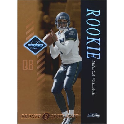 2003 Leaf Limited Bronze Spotlight #118 Seneca Wallace