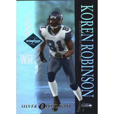 2003 Leaf Limited Silver Spotlight #86 Koren Robinson