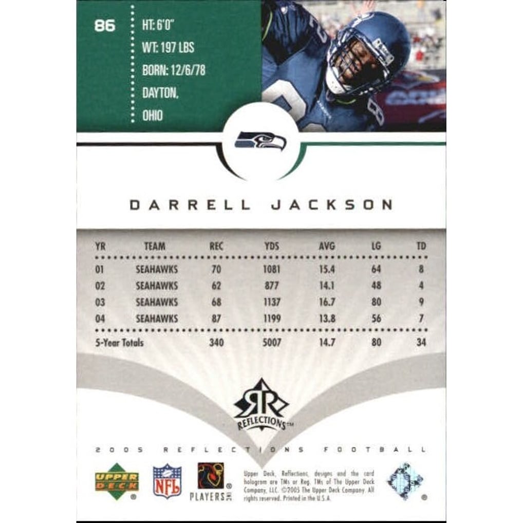 2005 Reflections Green #86 Darrell Jackson