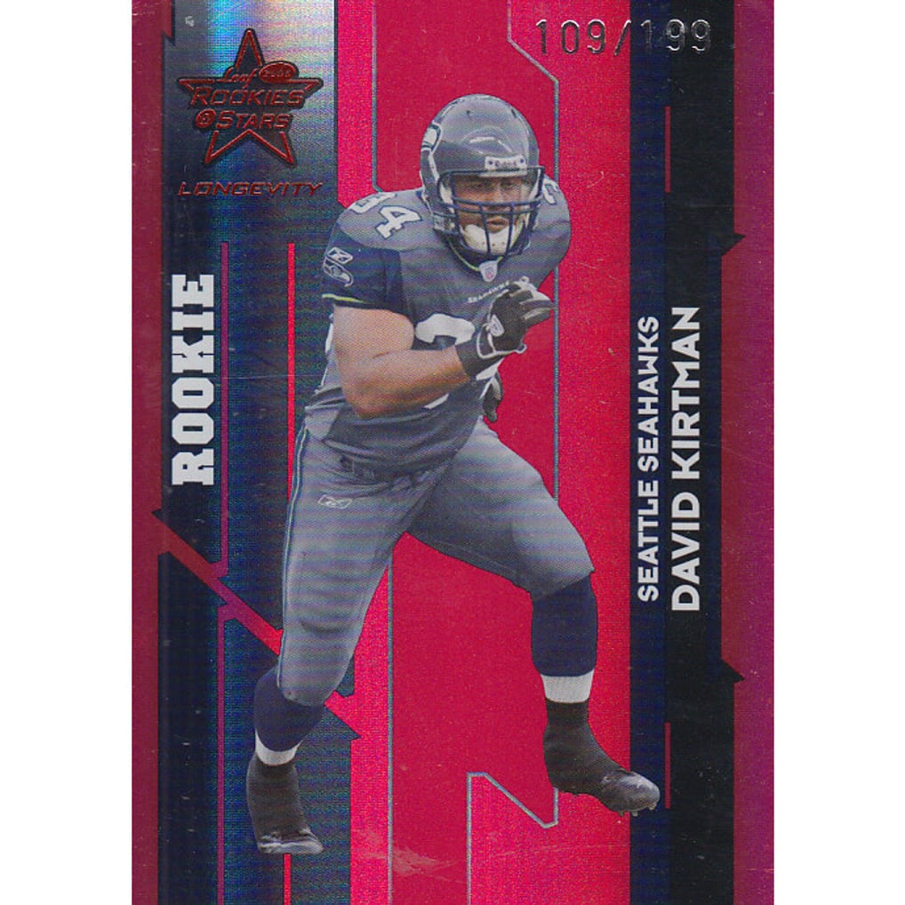 2006 Leaf Rookies and Stars Longevity Target Ruby Parallel #163 David Kirtman