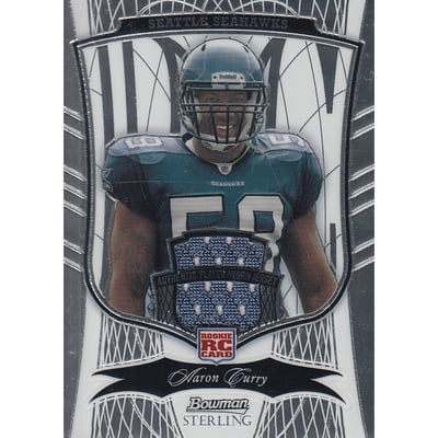 2009 Bowman Sterling #163A Aaron Curry JSY/749 RC