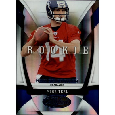 2009 Certified Mirror Blue #181 Mike Teel