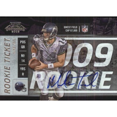 2009 Playoff Contenders #189 Mike Teel AU RC