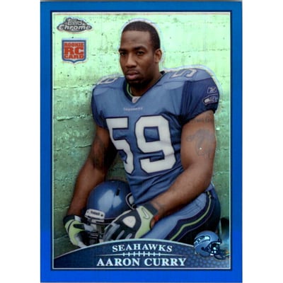 2009 Topps Chrome Blue Refractors #TC120 Aaron Curry