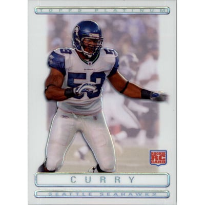 2009 Topps Platinum Rookie White Refractors #112 Aaron Curry