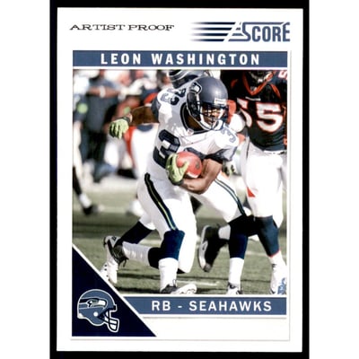 2011 Score Artist's Proof #260 Leon Washington