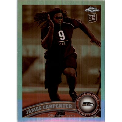 2011 Topps Chrome Sepia Refractors #164 James Carpenter