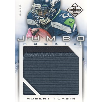 2012 Limited Rookie Jumbo Jerseys Prime #29 Robert Turbin/49