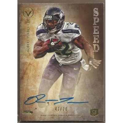 2012 Topps Valor Legionary Autographs Speed #LARTU Robert Turbin