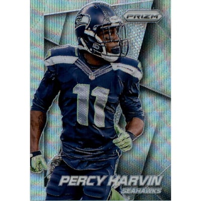 2014 Panini Prizm Prizms Light Blue Wave #157 Percy Harvin