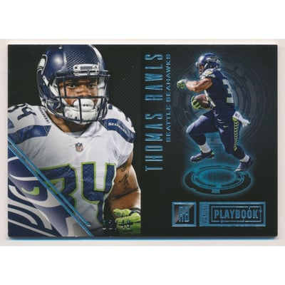2016 Panini Playbook Platinum #93 Thomas Rawls