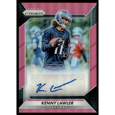 2016 Panini Prizm Rookie Autographs Prizms Pink #22 Kenny Lawler