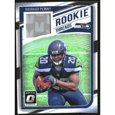 2018 Donruss Optic Rookie Threads Prime #16 Rashaad Penny