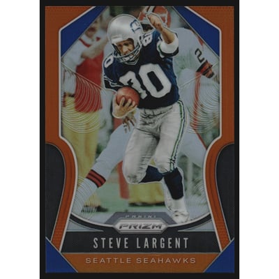 2019 Panini Prizm Prizms Orange #284 Steve Largent