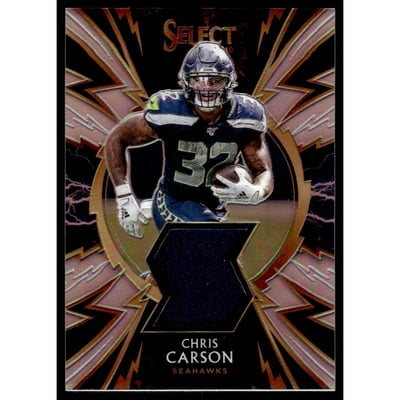 2019 Select Sparks Materials Prizm #7 Chris Carson