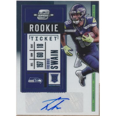 2020 Panini Contenders Optic #196 Freddie Swain AU RC