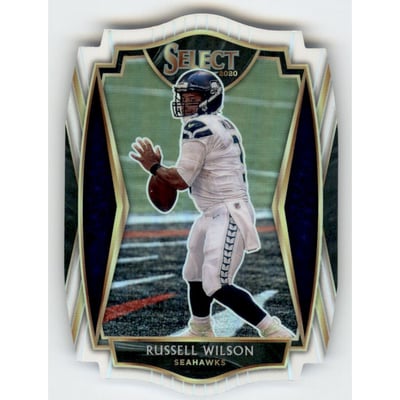 2020 Select Prizm White Die Cut #103 Russell Wilson
