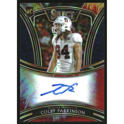 2020 Select Select Signatures Prizm Tie Dye #72 Colby Parkinson/25