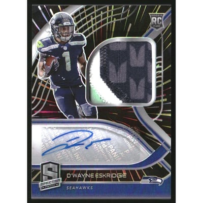 2021 Panini Spectra Hyper #226 D'Wayne Eskridge JSY AU/75