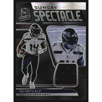 2021 Panini Spectra Sunday Spectacle Materials #11 D.K. Metcalf/99