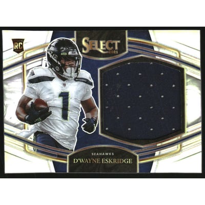 2021 Select Jumbo Rookie Swatch Prizm #8 D'Wayne Eskridge