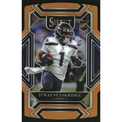 2021 Select Prizm Orange Die Cut #260 D'Wayne Eskridge
