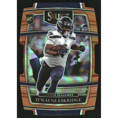 2021 Select Prizm Orange Die Cut #60 D'Wayne Eskridge