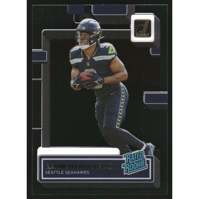 2022 Clearly Donruss Gold #68 Kenneth Walker III RR
