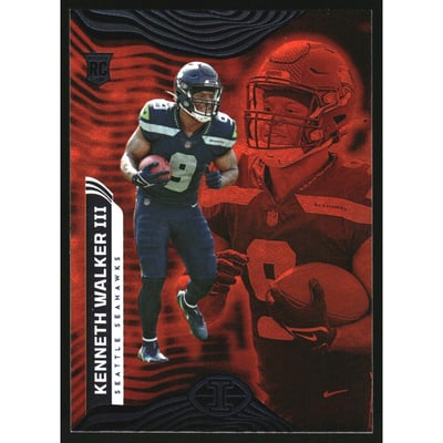 2022 Panini Illusions Orange #51 Kenneth Walker III