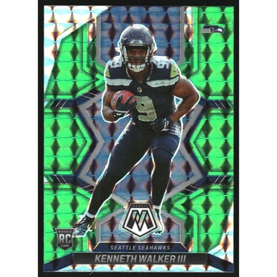 2022 Panini Mosaic Mosaic Green #308 Kenneth Walker III