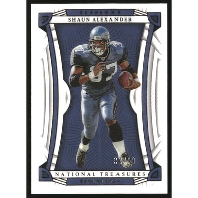 2022 Panini National Treasures #93 Shaun Alexander