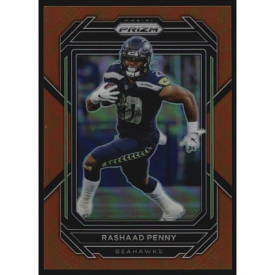 2022 Panini Prizm Prizms Orange #255 Rashaad Penny