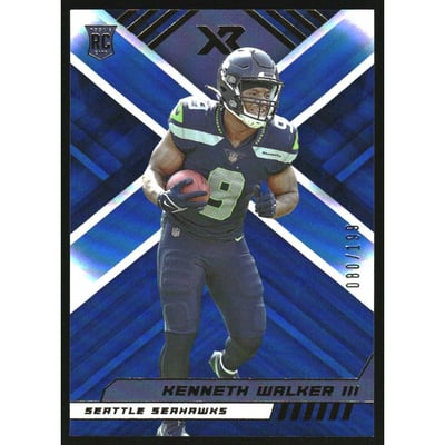 2022 Panini XR Blue #118 Kenneth Walker III