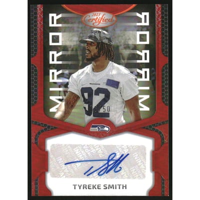 2023 Certified Mirror Signatures Orange #99 Tyreke Smith
