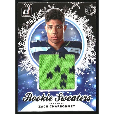 2023 Donruss Rookie Holiday Sweater #19 Zach Charbonnet
