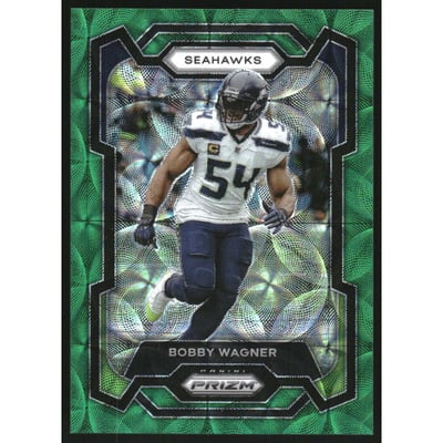 2023 Panini Prizm Prizms Green Scope #256 Bobby Wagner