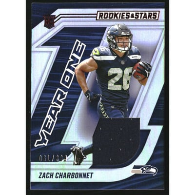 2023 Rookies and Stars Year One Jerseys Longevity #39 Zach Charbonnet