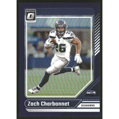 2024 Donruss Optic Purple #179 Zach Charbonnet