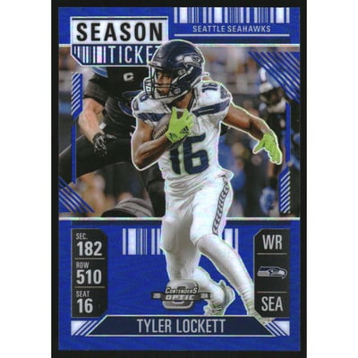 2024 Panini Contenders Optic Blue #50 Tyler Lockett