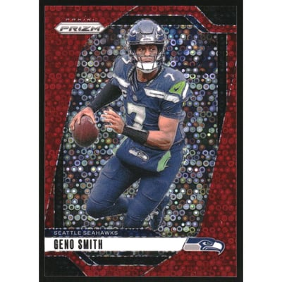 2024 Panini Prizm Prizms No Huddle Red #259 Geno Smith