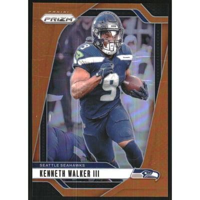 2024 Panini Prizm Prizms Orange #260 Kenneth Walker III