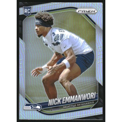 2025 Panini Prizm Prizms Silver #320 Nick Emmanwori