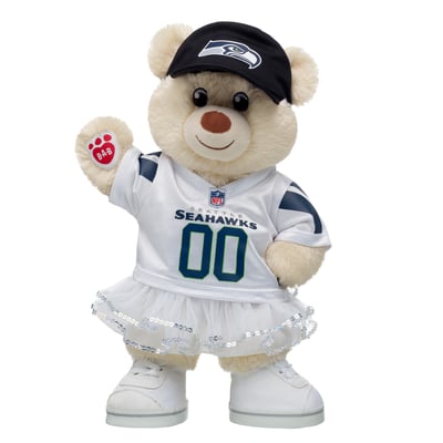  Seattle Seahawks Build-A-Bear Happy Hugs Teddy Bear